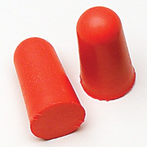 Foam ear plugs provide employees' high-quality hearing protection