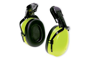 Hard Hat-Mounted Ear Muffs
