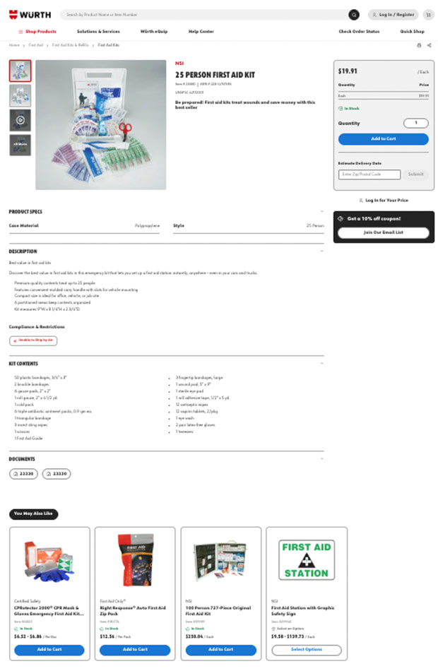 Streamlined Shopping Experience