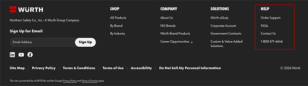 updated help section