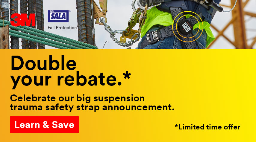 3M™ DBI SALA® Lad-Saf™ 30' Galvanized Steel Vertical Cable Fall ...